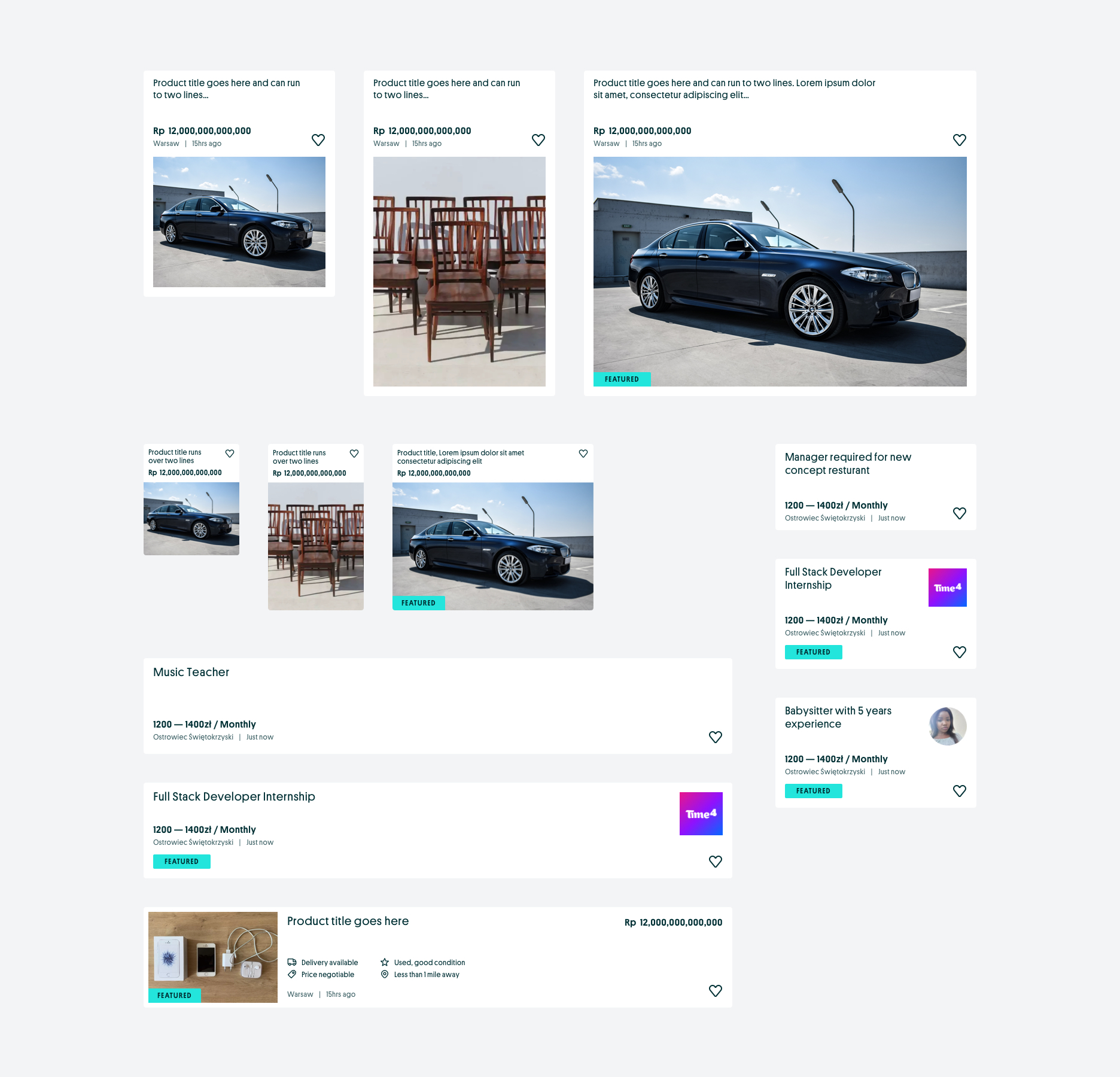 Compartments: Listings